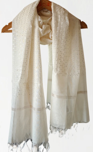 Dupatta White