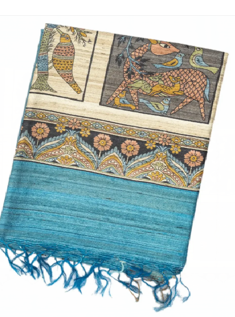 Silk Saree printed
